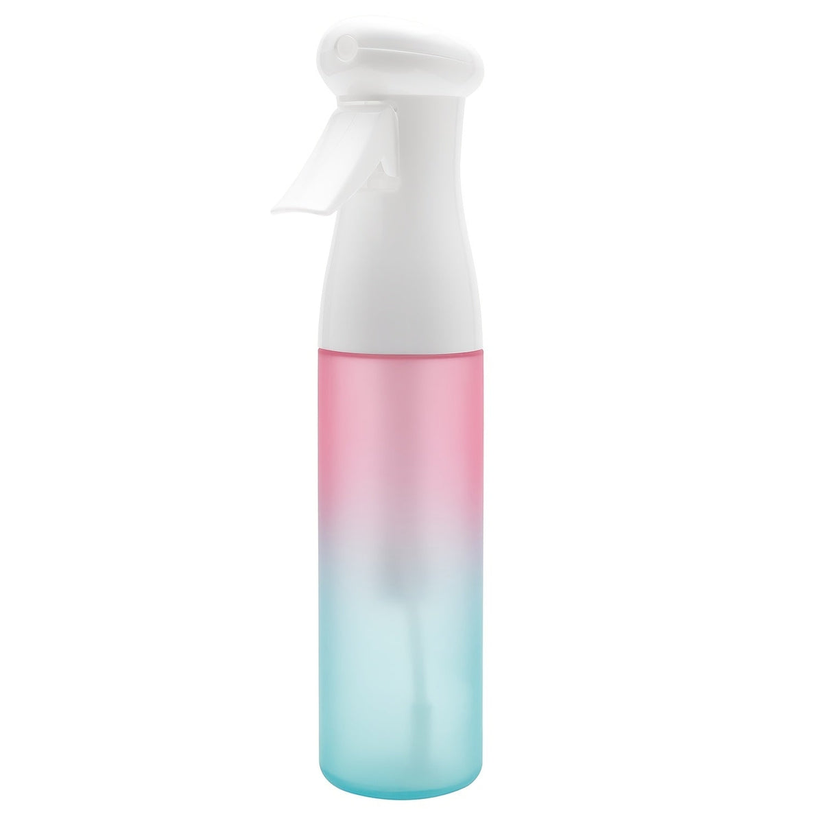 Fine Mist Spray Bottle 300ml Frosted Anti-Slip BPA Free Barber Hair Spray Water Bottle for Curly Hair Styling Salon Skincare Plant Misting Gardening Gradient Color Professional Spray Bottle