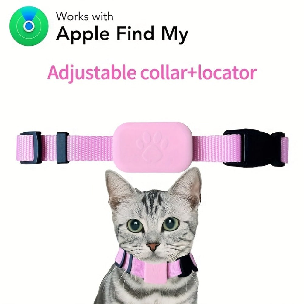 Pet GPS Tracking Collar Dual-System Smart Positioning – Anti-Lost Adjustable Collar Tracker for Cats Dogs & Puppies, Real-Time Location, Lightweight & Durable Design