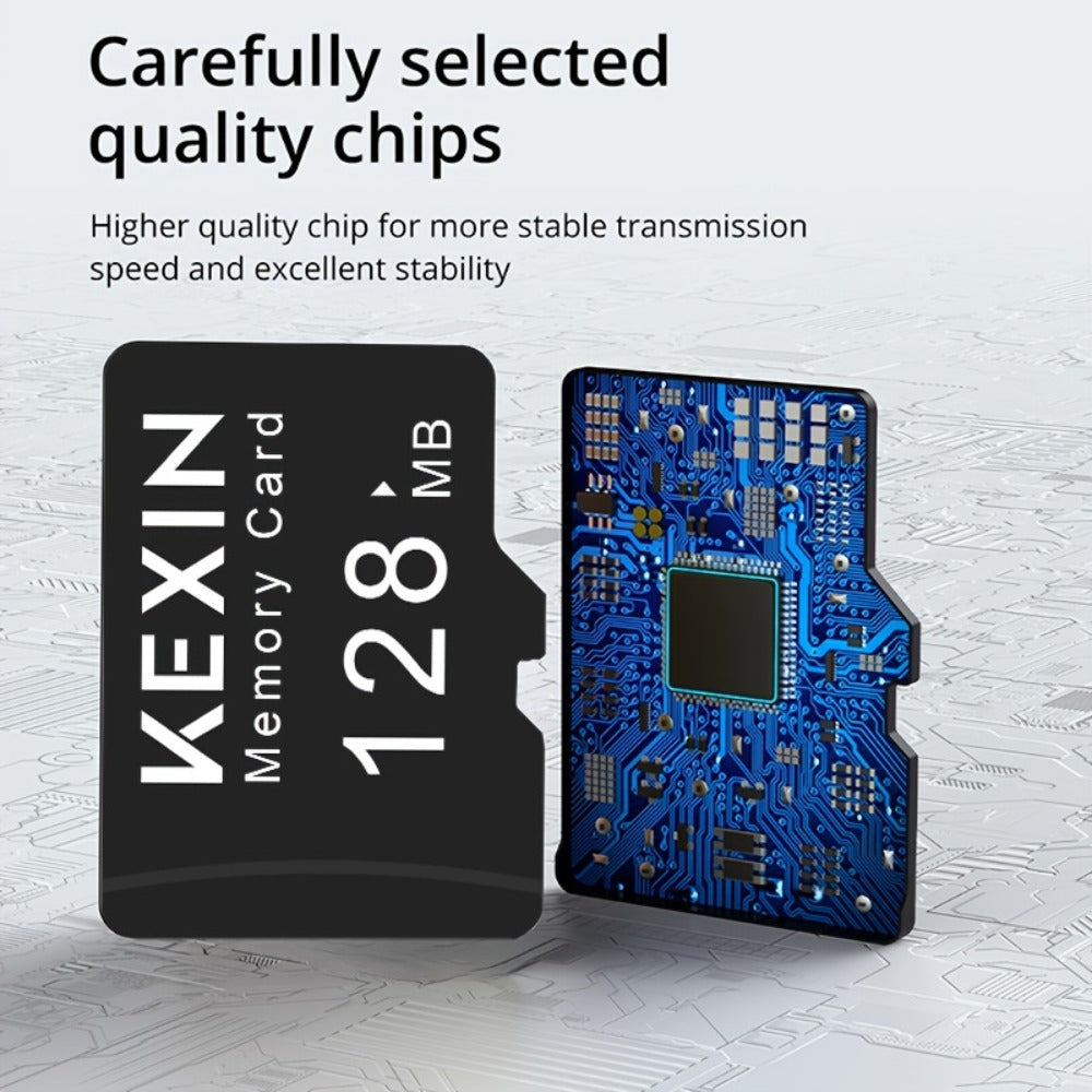 5-Pack SD Card 128MB 512MB KEXIN – Class 4 TF Flash Memory Cards for Phone Camera Tablet Laptop Car Audio Game Console – Bulk Value Set Secure Digital Storage Multi-Device Compatible