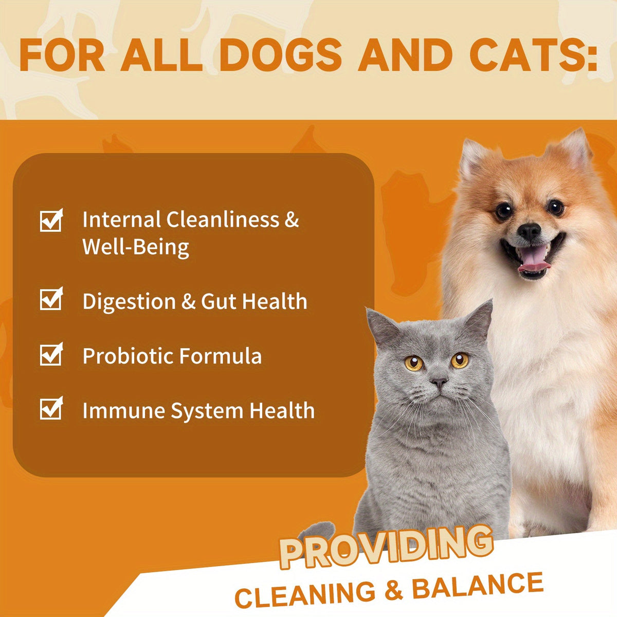 Pet Intestinal Cleanse Drops – Natural Herbal Supplement for Dogs & Cats with Wormwood & Black Walnut, Gut Health & Flora Balance Support, 2 fl oz