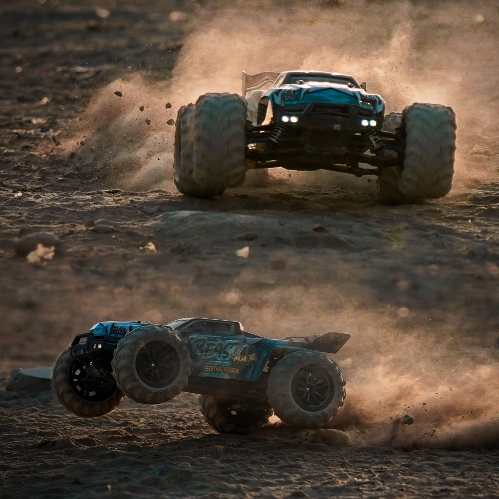 High Speed RC Car, 1:16 Scale 4WD Off-Road Car with RC390 Motor, 70KM/H Top Speed