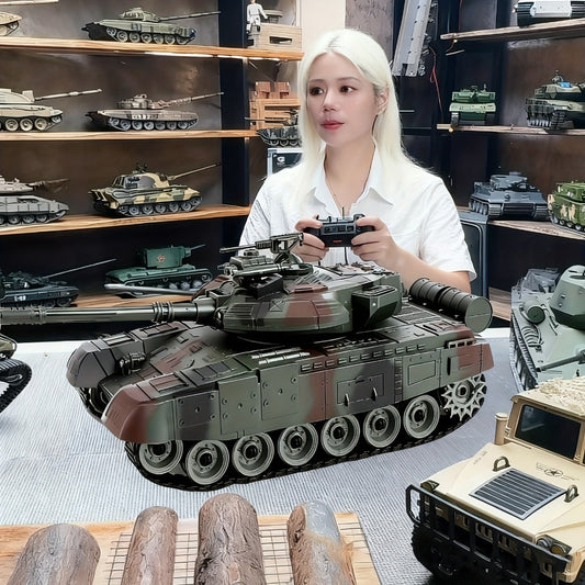 1:16 RC Armored Tank, Tracked All-Terrain Military Model