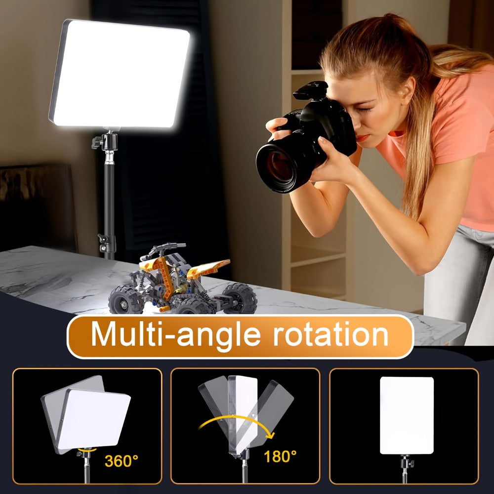 10 Inch Desktop Ring Light with Phone Stand | Soft Beauty Fill Light for Live Streaming, Makeup, Video Recording, Selfie & Indoor Face Lighting for Content Creators