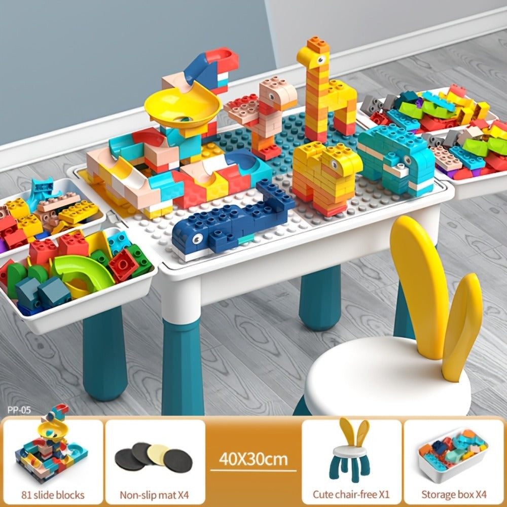 Kids Building Block Activity Table, Include Blocks or New Style 2