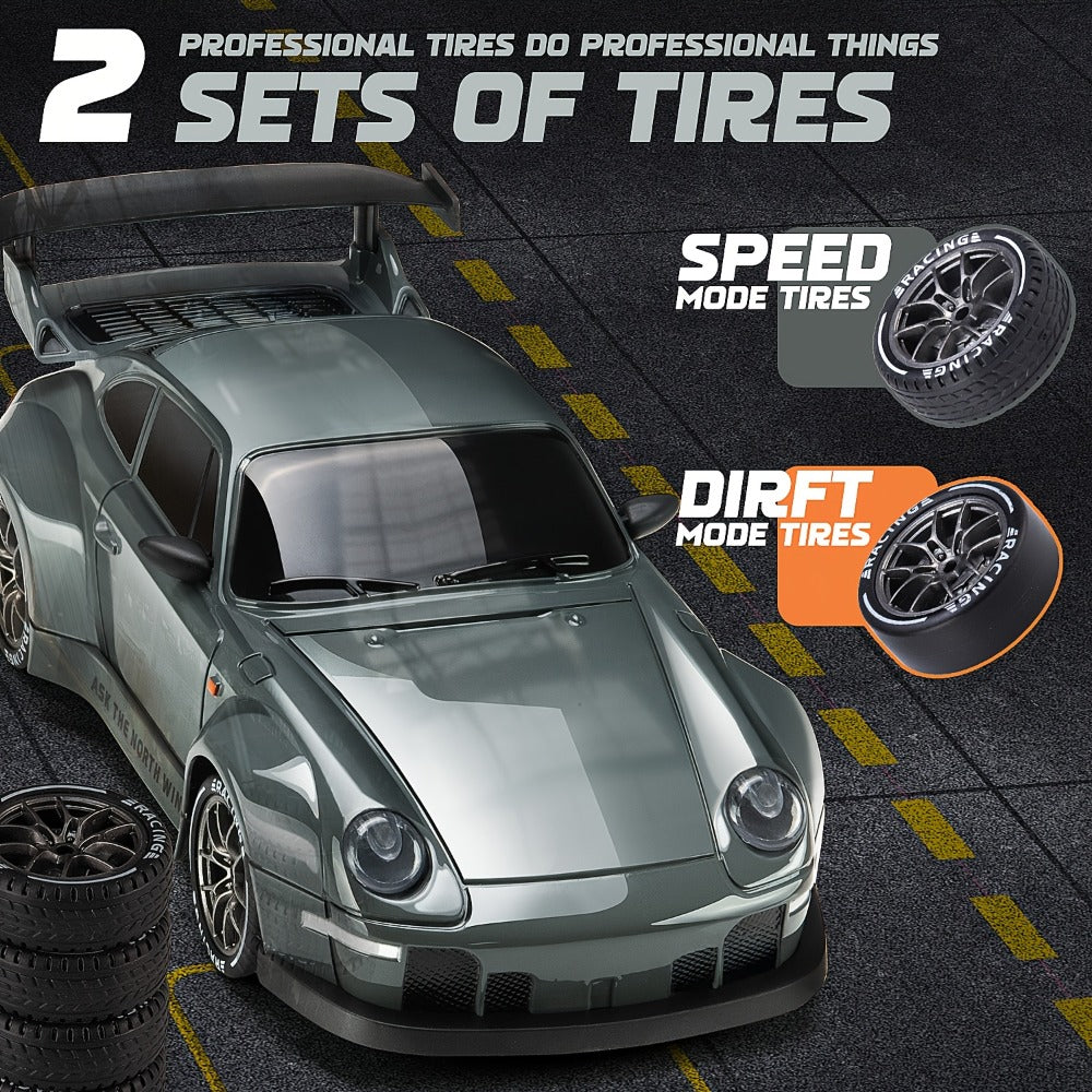 Drift RC Car 1:24 Scale S814, 360° Spin Remote Control Stunt Car in 5 Colors