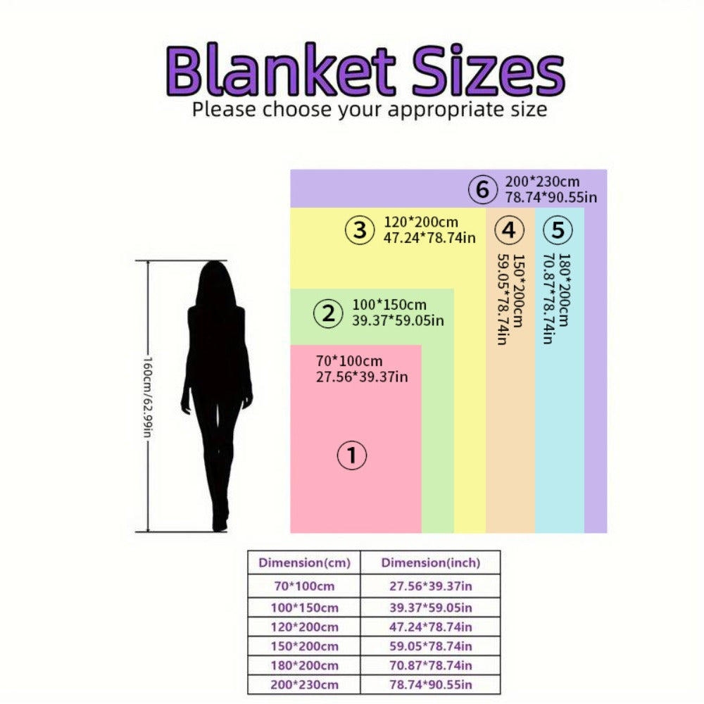 3D Plush Dense Weave Fleece Blanket – Ultra-Soft Warm Throw for Bed, Couch, Travel & Outdoor, Air-Conditioning Friendly, 3 Colors, 2 Sizes