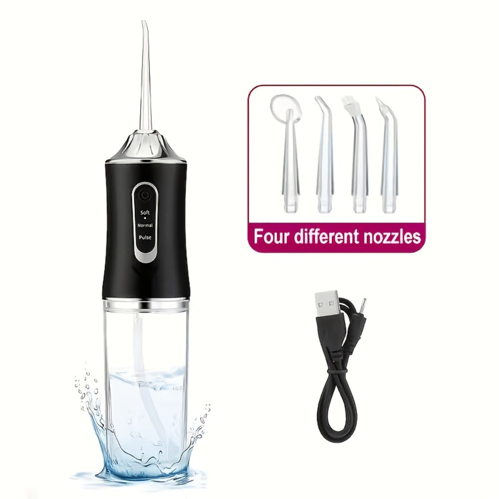 Oral Irrigator with 360° Rotatable Nozzle & Smart Chip Pressure Control – Electric Water Flosser for Deep Tooth & Gum Cleaning, 4 Colors, Portable Dental Mouth Rinser for Home & Travel