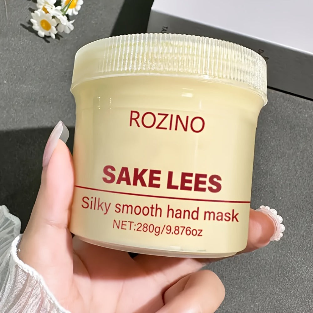 Hand Mask Cream 280g Moisturizing Brightening with Licorice & Distillers Grains – Deep Hydration for Dry Rough Peeling Hands, Hypoallergenic Anti-Aging Skin Care Treatment for Women