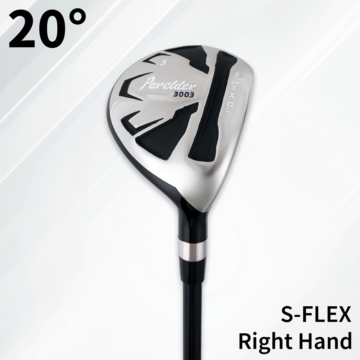 Golf Hybrid Club for Men | Right Hand, Carbon Fiber Shaft, 17°/20°/23°/26° Loft, S/R Flex – Max Distance & Forgiveness