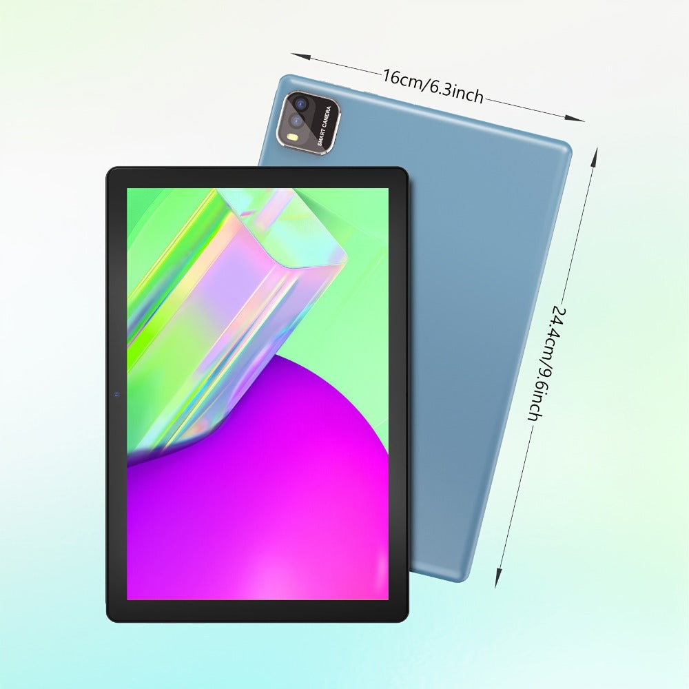 2-in-1 Android 15 Tablet 10 Inch Quad-Core 12GB RAM 64GB ROM 1TB Expandable 6000mAh Battery FHD IPS Display Dual Camera Optional Keyboard Mouse Case Stylus Three Configurations WiFi