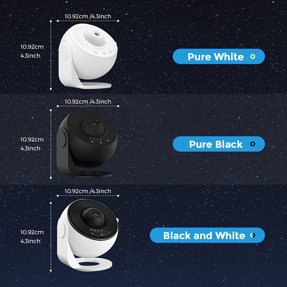 Star Projector Galaxy Aurora Night Light – 13-in-1 Planetarium Projector for Bedroom, Kids Room & Home Theater with Atmospheric LED Lighting