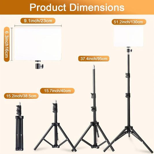 LED Ring Light with Phone Stand and USB Power for Streaming and Makeup