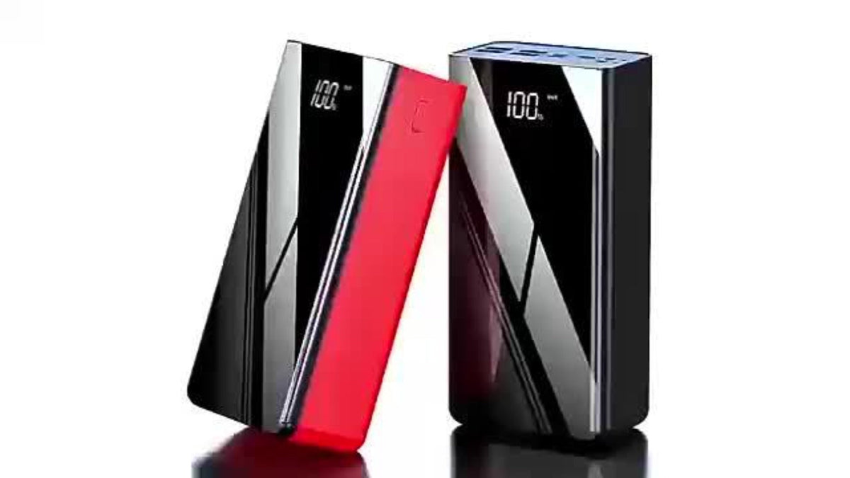 100000mAh Power Bank 22.5W Fast Charging Portable Charger with LED Display & Flashlight – High Capacity 30000mAh Battery Pack for iPhone Android Samsung Tablet Camping Outdoor Travel Emergency