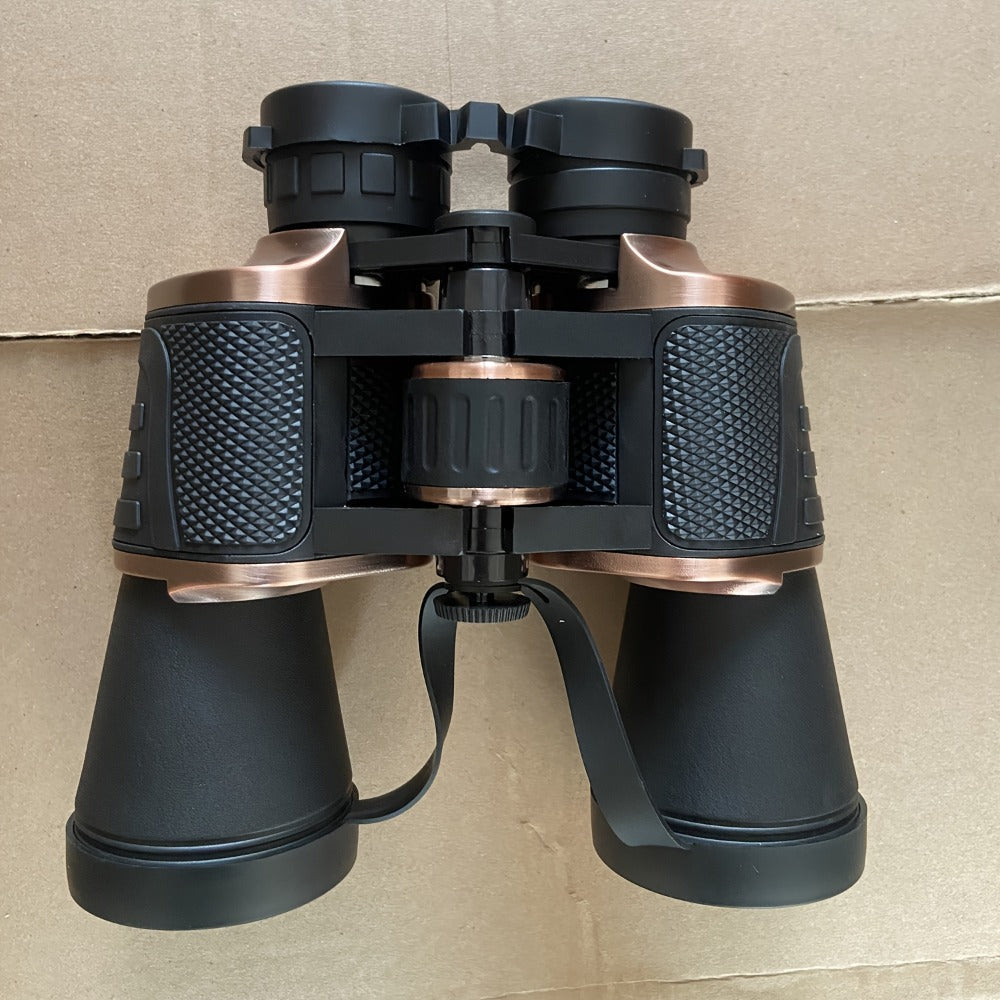 10x50 HD Binoculars for Adults, Professional Compact Long-Range Telescope with FMC Coating & BAK4 Prism, Durable Rubber Grip, Ideal for Hiking, Camping, Bird Watching, Football Games, Concerts