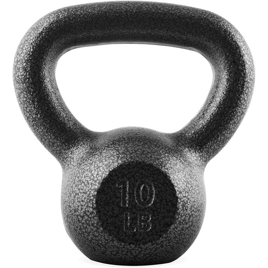 Cast Iron Kettlebell with Hammerstone Painted Finish and Flat Base, 10–50 LB Options
