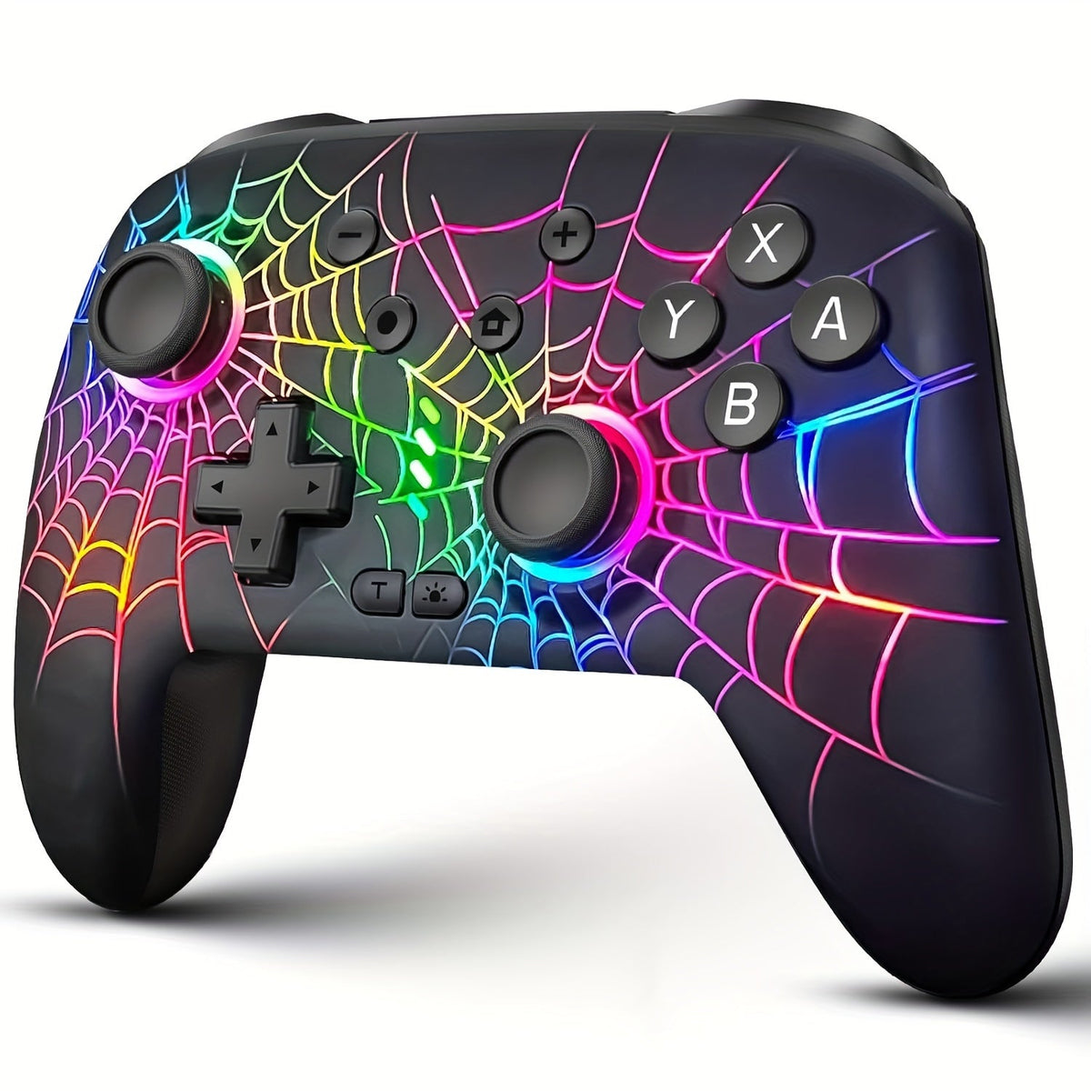 RGB Wireless Controller for Nintendo Switch Switch Lite Switch OLED PC iOS Android - Programmable Buttons LED Light Wired Wireless Dual Mode Gamepad, Best Gaming Gift