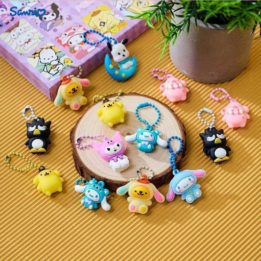 Kawaii Mystery Mini Figures and Pendants, 40-Piece Sanrio-Labeled Set