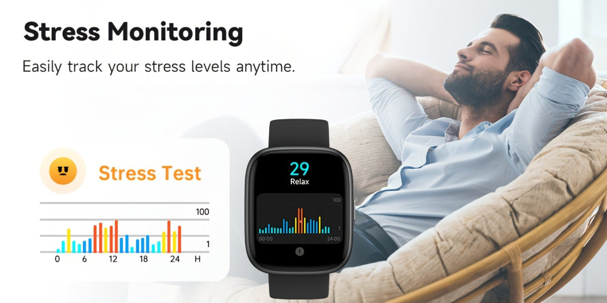 Alexa Built-in Waterproof Smartwatch 1.83" HD – Wireless Calling, 100+ Sport Modes, Heart Rate SpO2 Sleep Tracker, Optional Woven Strap – Unisex Black Green Purple Pink Gold White iPhone & Android