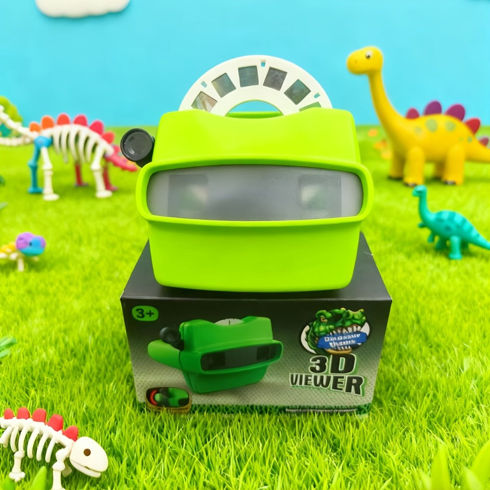 3D Slide Viewer Toy for Kids Ages 3+ – Screen-Free Sideshow Projector with Space Ocean Animals Dinosaurs Slides, Educational Viewing Toy for Boys Girls, Single & Bundle Sets Gift for Toddlers Children