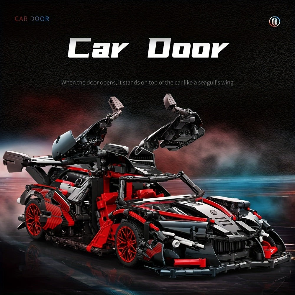 Car Building Blocks Kit 1:14 Scale MY88301, 1391 Pcs Adult Model Car for Display