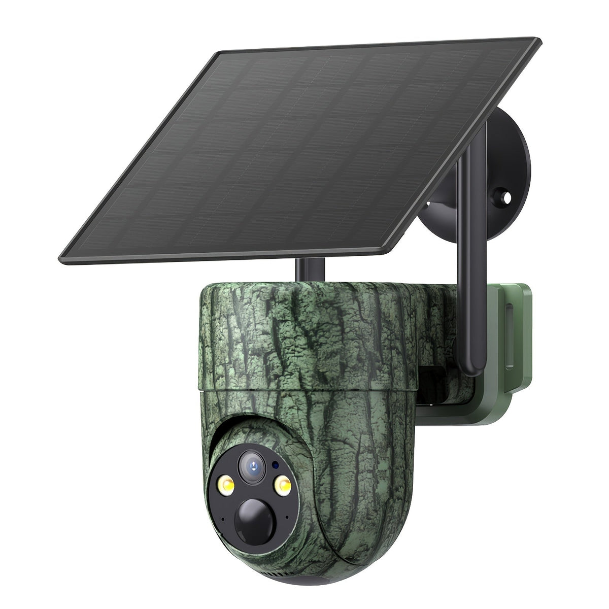 4G LTE Solar Trail Camera No WiFi Needed, Outdoor Security Camera 4K Night Vision, 360° Pan Tilt Live View, Two-Way Audio, Waterproof – Hunting Farm Ranch Wildlife Monitoring