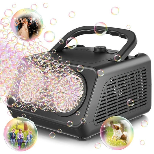 Double Fan Bubble Machine for Weddings, Parties, and Indoor/Outdoor Events