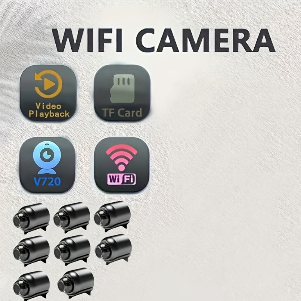 4-Pack 1296P Indoor Security Camera X5, Dual Band 5GHz/2.4GHz WiFi, 360° Rotation, Night Vision, Smart Motion Detection, Two-Way Audio, App Control – Home & Office Surveillance System