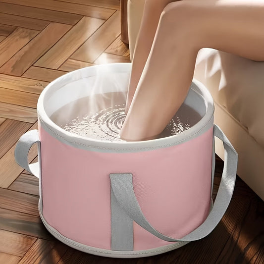 Foot Care Set with Foldable Soak Tub and Foot Scrubber for Home Pedicures