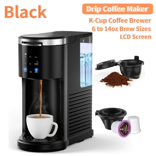 Programmable Coffee Maker with 24-Hour Timer, Black and 5-Cup Black Options