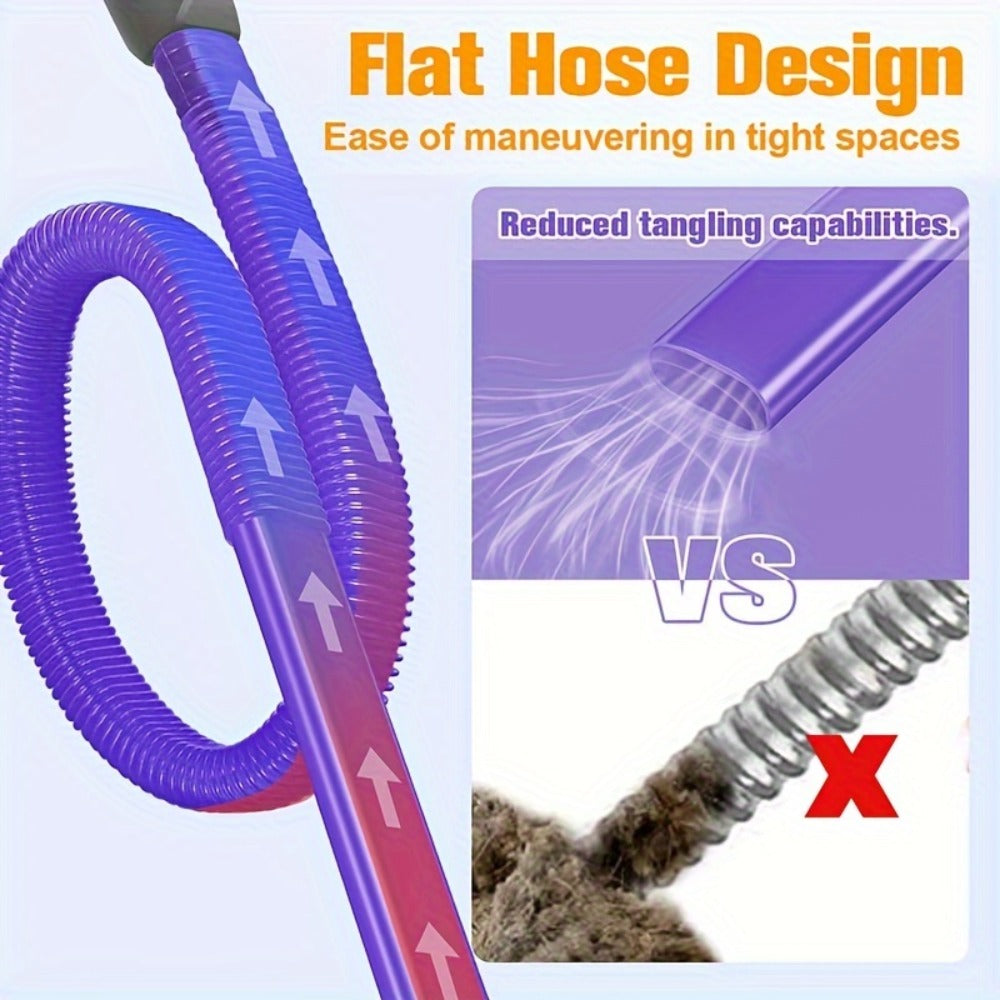 Dryer Vent Cleaner Kit Vacuum Hose Attachment for Dyson V15 V12 V11 V10 V8 V7 V6 – Flexible Lint Remover Dryer Vent Cleaning Brush with Vacuum Attachment, Reduces Fire Hazard