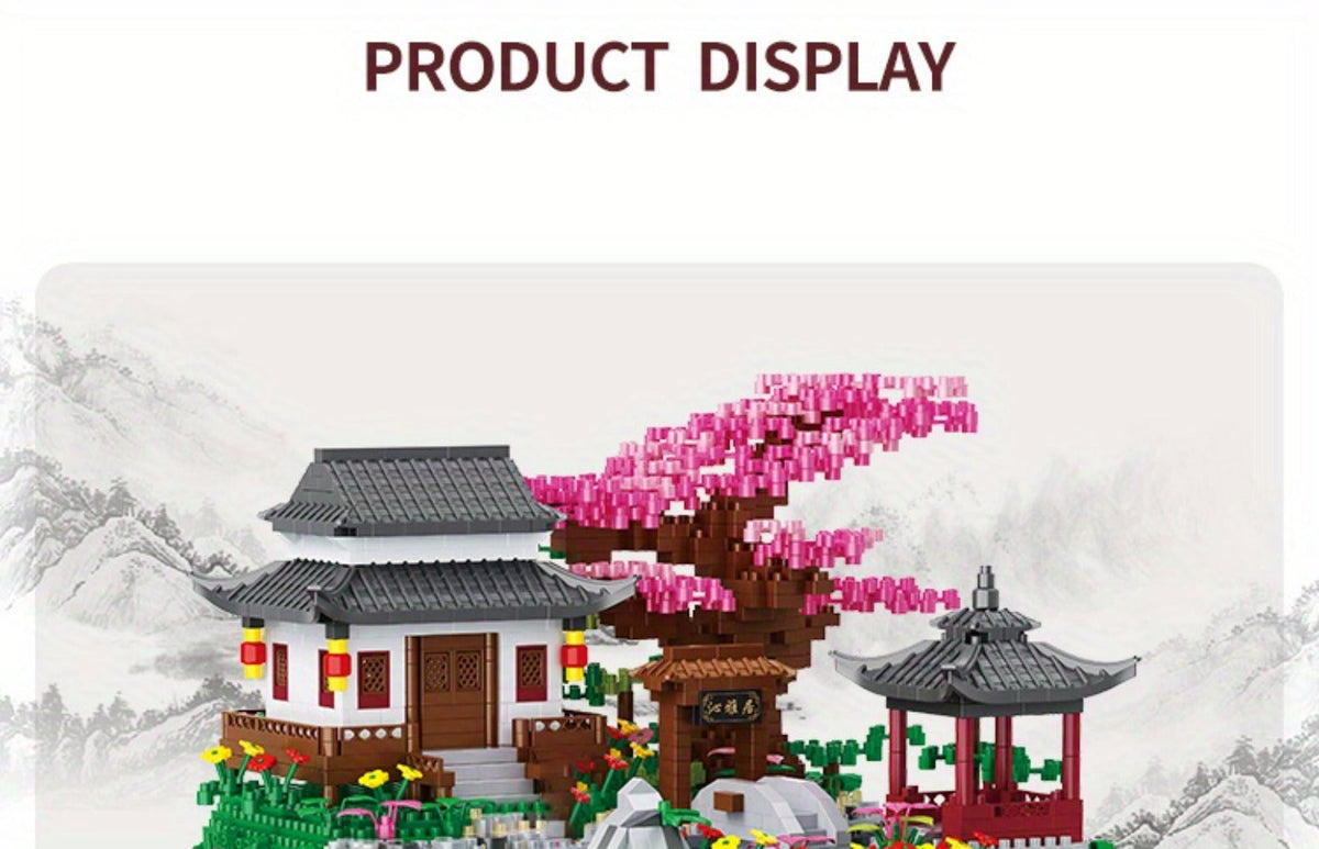 Bonsai Tree Micro Building Block Set, 3320 Pieces