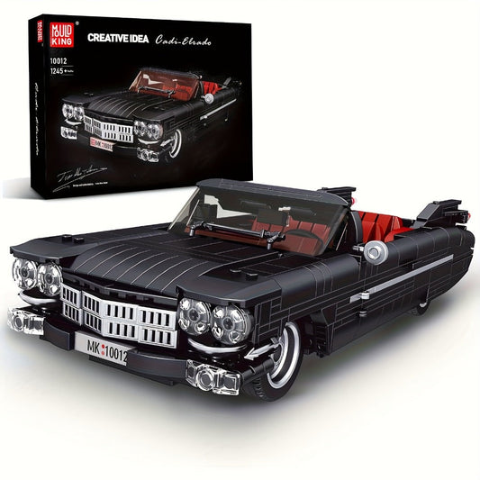 Mould King 10012 Black Sports Car Building Block Set, 1245 Pcs Static Display Model