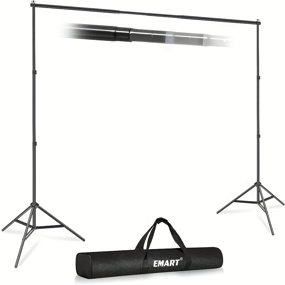 Balloon Projector Backdrop Stand 10x7Ft Adjustable with Carrying Bag, Background Support System for Photography, Events, Weddings, Party Decoration & Projector Display