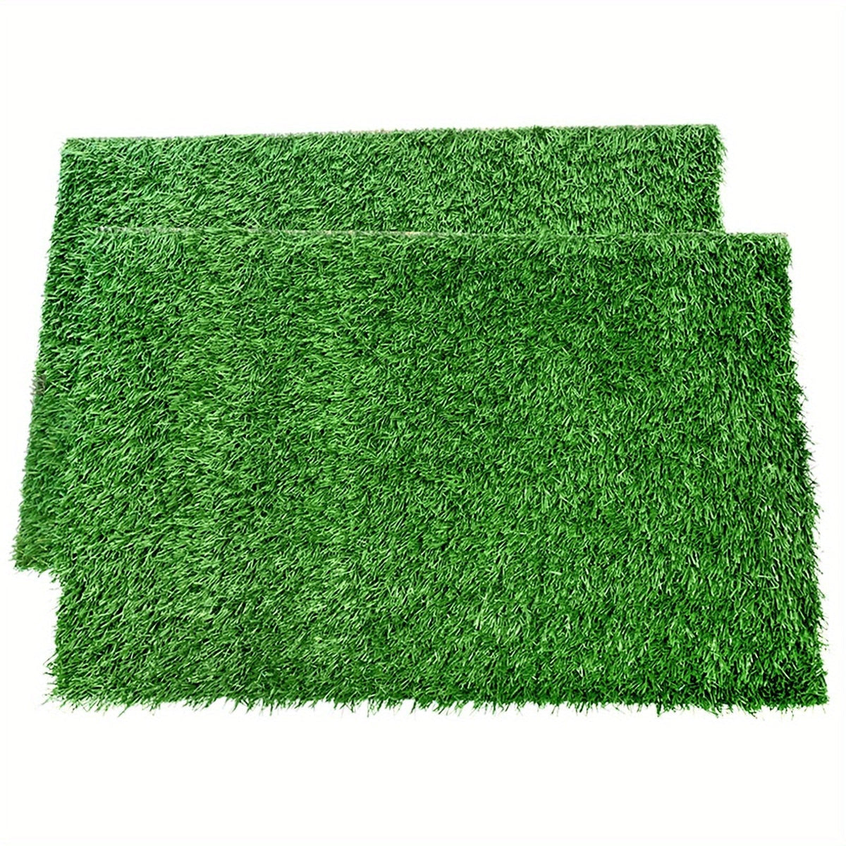 Dog Potty Training Grass Mat - 2 Pack Washable Artificial Turf Pad with Odor Control & Drainage, Reusable Indoor Outdoor Pet Pee Mat for Puppies & Adult Dogs
