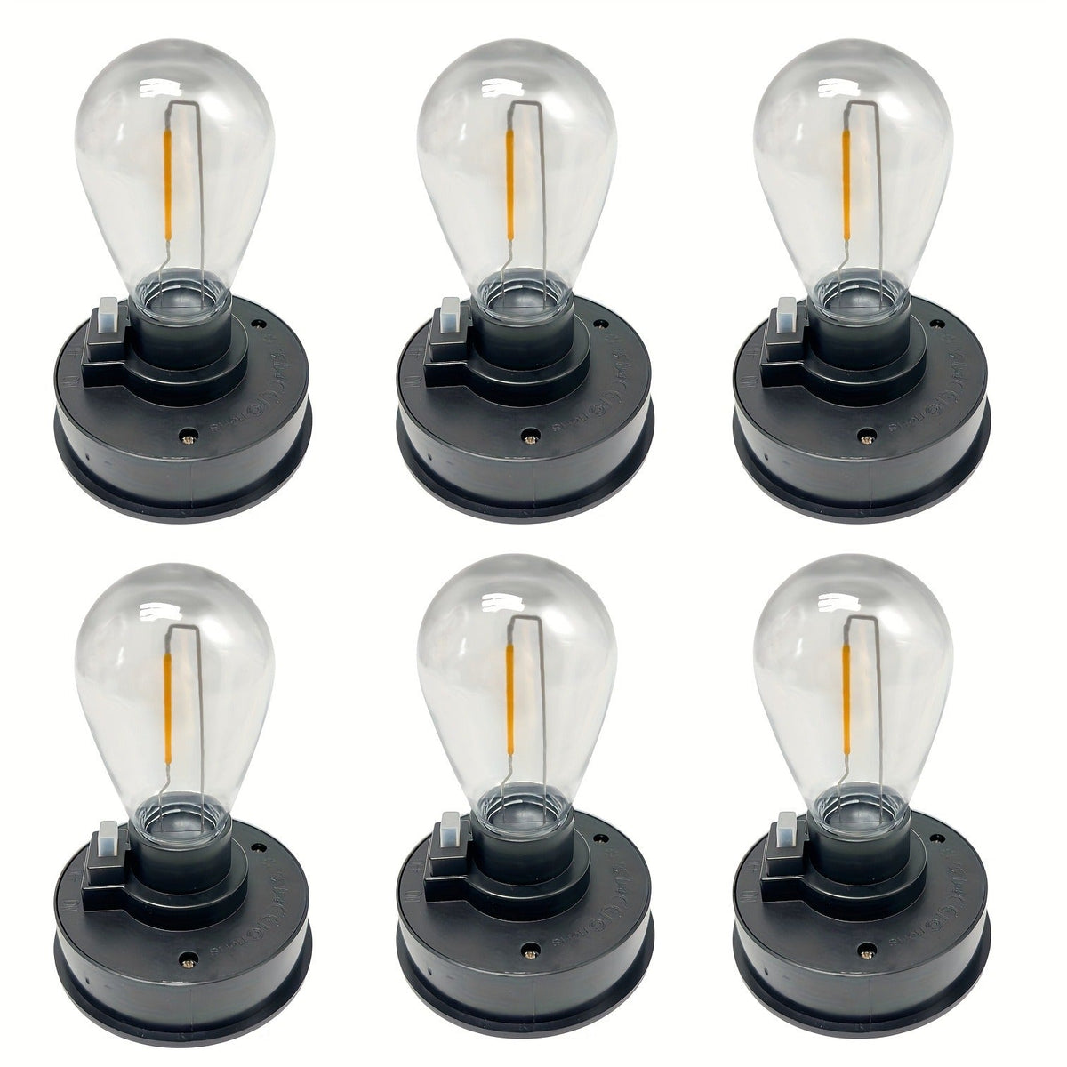 Solar Lantern Replacement Bulb IP65 Waterproof – Outdoor Solar Light Accessory, Top Bulb Replacement Kit | 2, 6 or 12 Pack