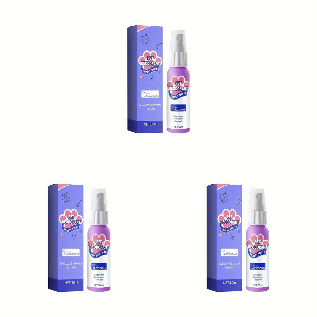 Pet Dental Spray for Dogs & Cats – Teeth Cleaning & Bad Breath Freshener, No-Brush Oral Care Spray for Plaque & Tartar Control, Safe Daily Use