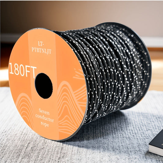 Paracord Tent Rope, 7-Core Nylon Cord for Camping and DIY Crafts