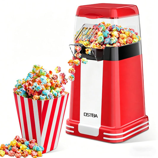 Hot Air Popcorn Popper, 16-Cup Capacity with Measuring and Butter-Melting Cup