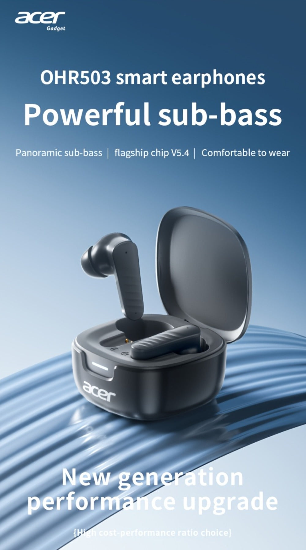 ENC Wireless Earbuds Mini Lightweight In-Ear Bluetooth Earphones Smart Noise Reduction Long Battery Life Touch Control for Sports Running Cycling Work Commute Phone PC Tablet Gift for Men Women