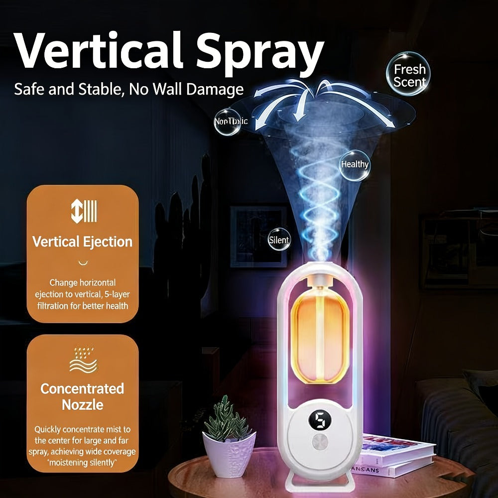 7-Color LED Aromatherapy Diffuser 150ml with USB Power, Ultrasonic Whisper-Quiet Mist, Timer Auto Shut-Off for Bedroom Office Yoga – Bundle with Hilton Gardenia Ocean Jasmine Shangri-La Oils