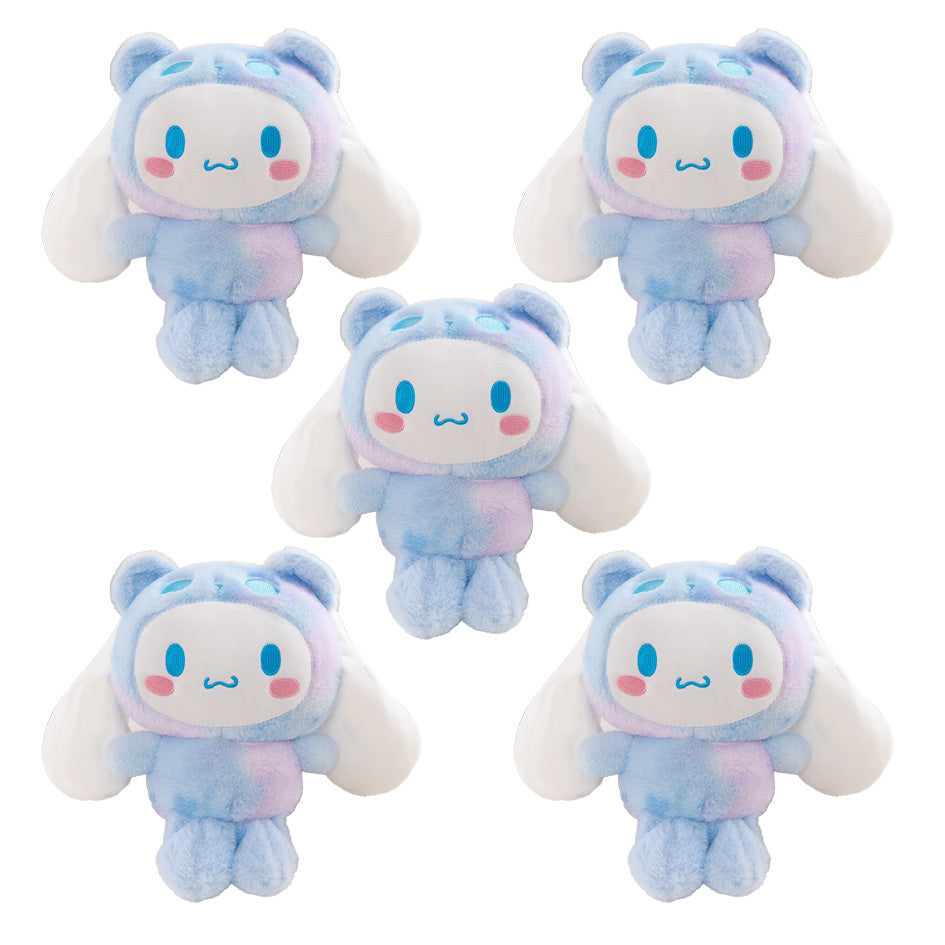 Tie-Dye Character Plush Toy with Four Selectable Styles for Display
