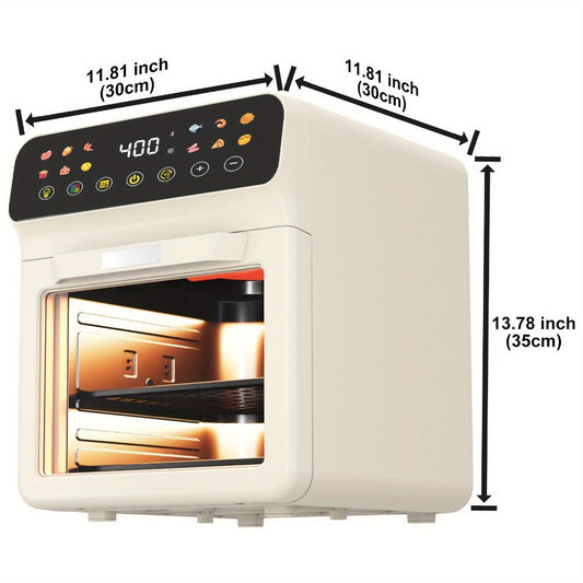 Air Fryer Oven, 12-Quart with 12 Presets, Viewing Window & Interior Light