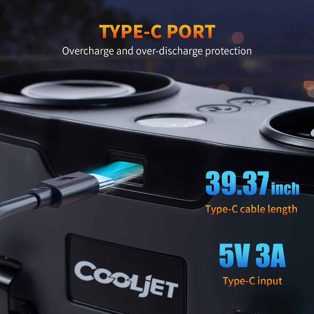 Portable Waist Fan 20000mAh – Dual Vent 7W Brushless Motor, 10 Speed Levels, 4 Wearing Modes, LED Digital Display, USB-C Charging, Wearable Neck & Waist Cooling Fan for Outdoor Camping Hiking Fishing