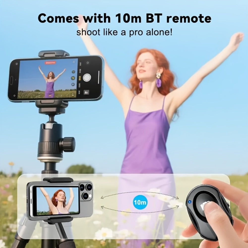 Magnetic Selfie Monitor Screen for Vlogging & Live Streaming – Rear-Facing Main Camera Display for iPhone & Android, High-Resolution Selfie Screen for TikTok, YouTube & Instagram Content Creation