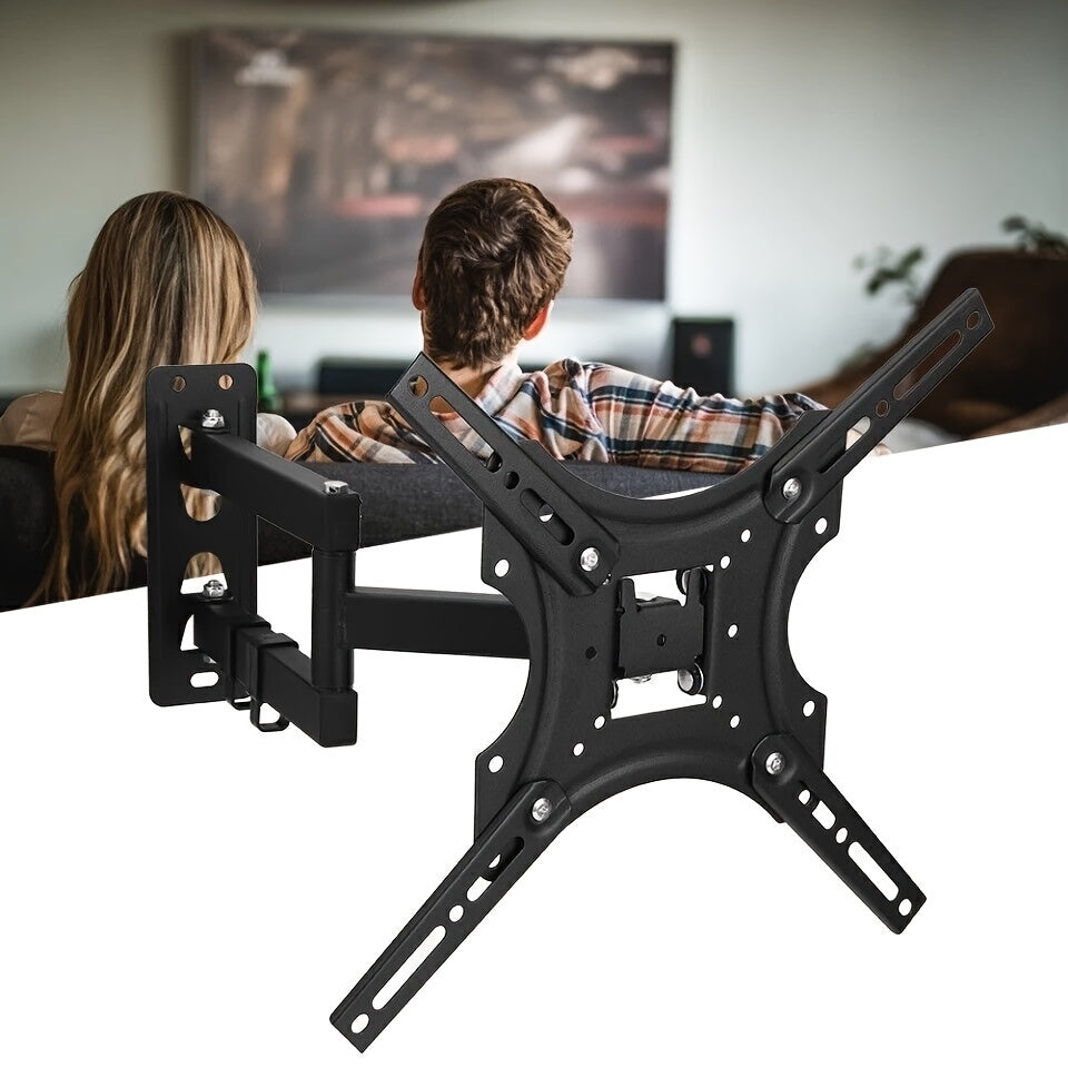 Full Motion TV Wall Mount 22-55 Inch – Heavy Duty Swivel Tilt Articulating Arm, Holds 88 lbs, VESA 75x75 to 400x400, Fits LED LCD OLED Flat Curved Screens, Cable Management, Easy Install