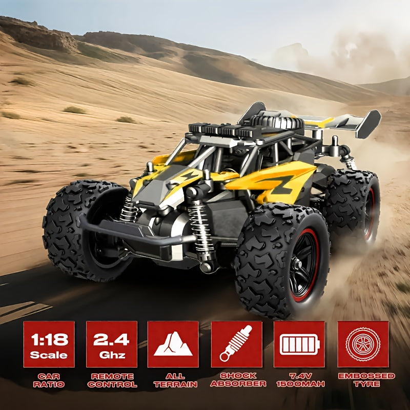 High-Speed 4WD RC Off-Road Car, 25 mph Remote Control Climbing Truck, 2 Styles