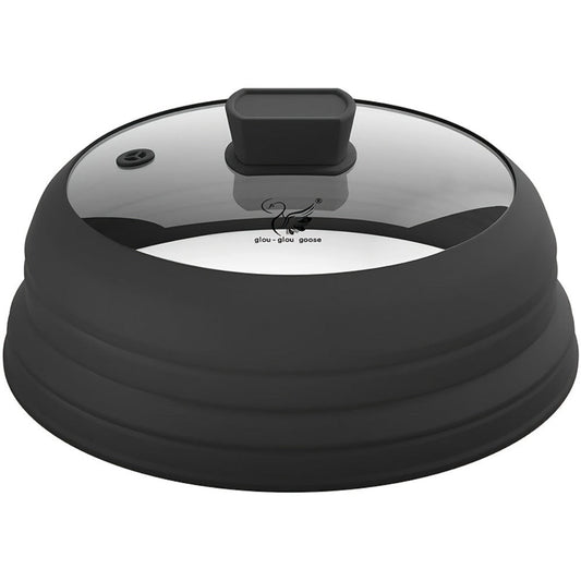 Collapsible Microwave Splatter Cover with Silicone Handle, Multiple Sizes