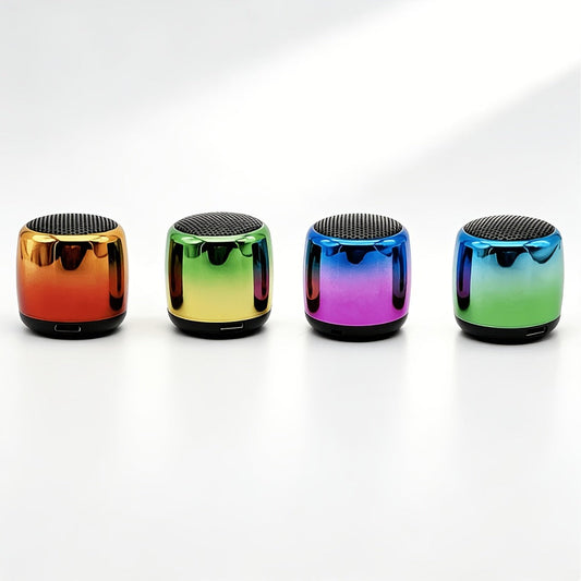 Mini Bluetooth Speaker with Built-In Microphone, TWS Pairing & Color Options