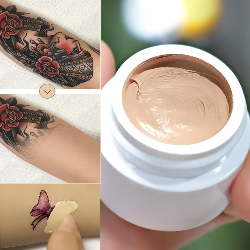 Waterproof Concealer Cream Set of 3 - Full Coverage Dark Spot & Tattoo Cover Concealer Paste for All Skin Types - Natural Finish Makeup Concealer