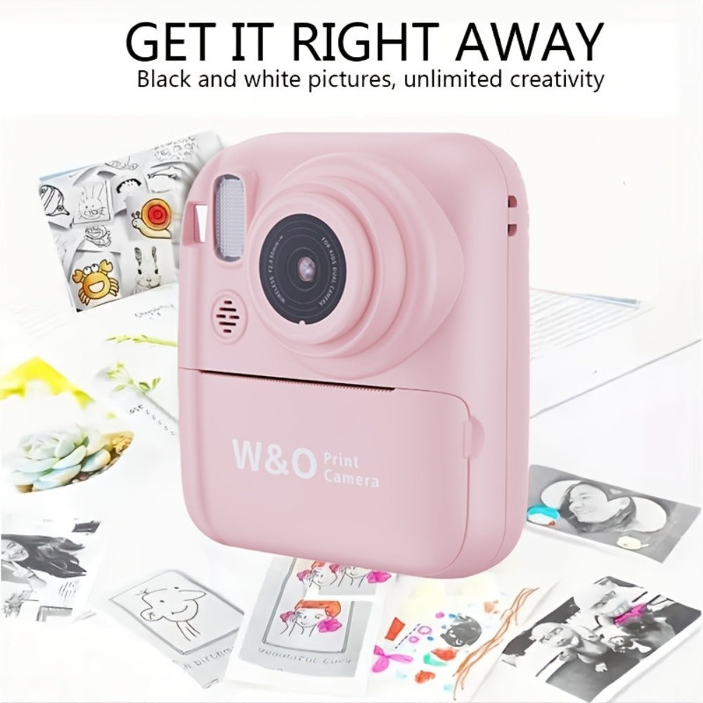 Kids Instant Print Camera with MP3 Player, Games, 10x Zoom and 2.4-Inch Screen